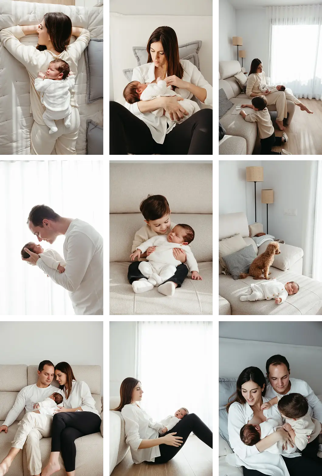 fotografia newborn en casa lifestyle