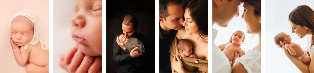 fotografia newborn en estudio fineart horizontal